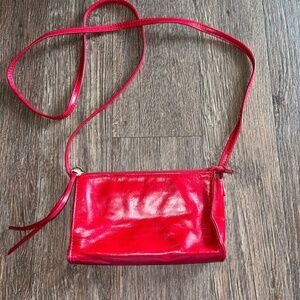 Hobo red crossbody purse